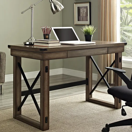 Wildwoods Laptop Desk - Rustic Grey, MDF product