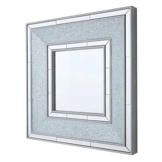 Wilmer Square Wall Mirror - Silver image