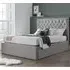 Wilmot Double Ottoman Storage Bed with Gas Lift - Grey, Fabric