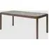 Wilmot Large Dining Table - Walnut, Marble Glass