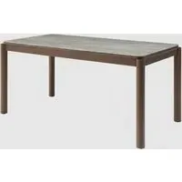 Wilmot Small Dining Table - Walnut, Marble Glass