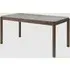 Wilmot Small Dining Table - Walnut, Marble Glass