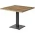 Wingate Large Square Dining Table - Rustic Antique, Oak