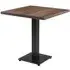 Wingate Medium Square Dining Table - Smoked, Oak