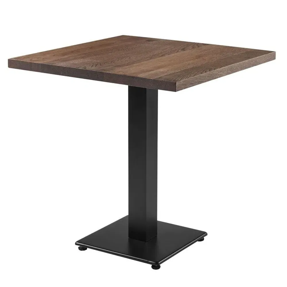 Wingate Medium Square Dining Table - Smoked, Oak