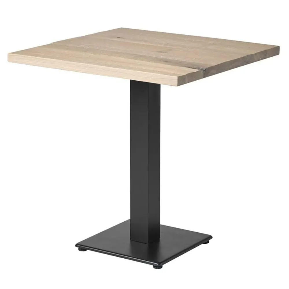 Wingate Medium Square Dining Table - White, Oak