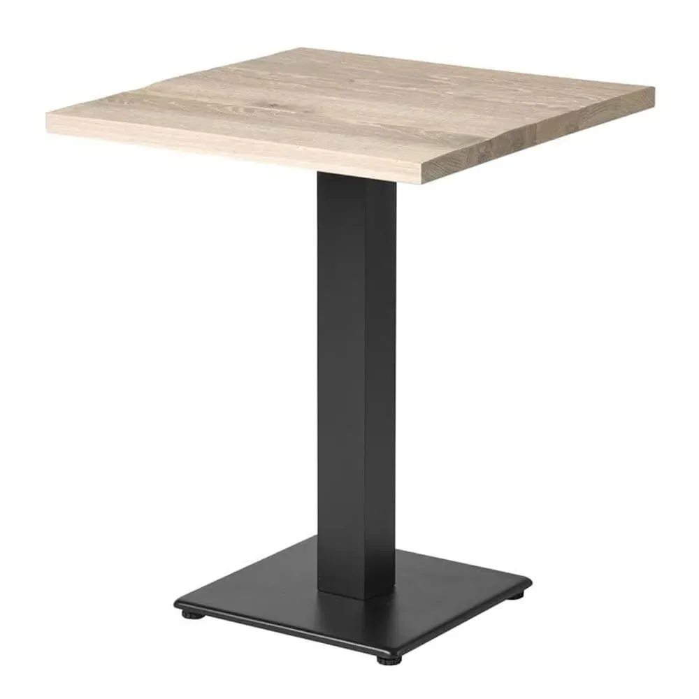 Wingate Small Square Dining Table - White, Oak