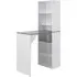 Winnie Bar Table with Cabinet - Grey, Chipboard