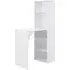 Winnie Bar Table with Cabinet - White, Chipboard