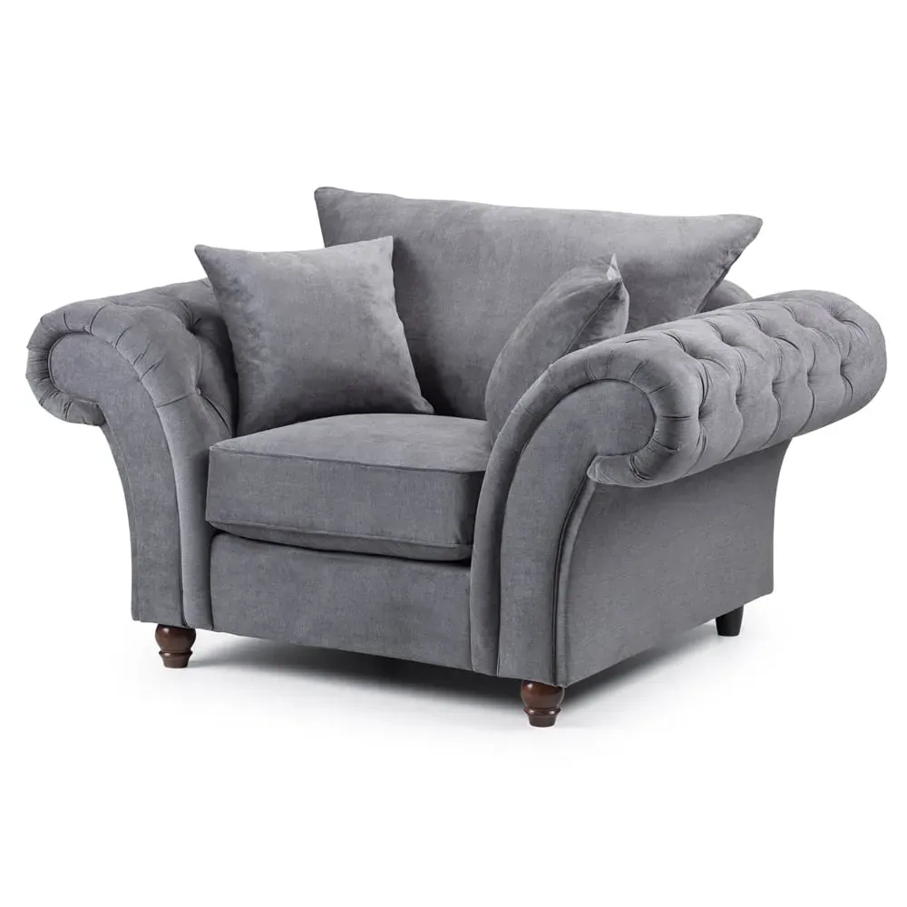 Winnsboro 1-Seater Sofa - Grey, Fabric image