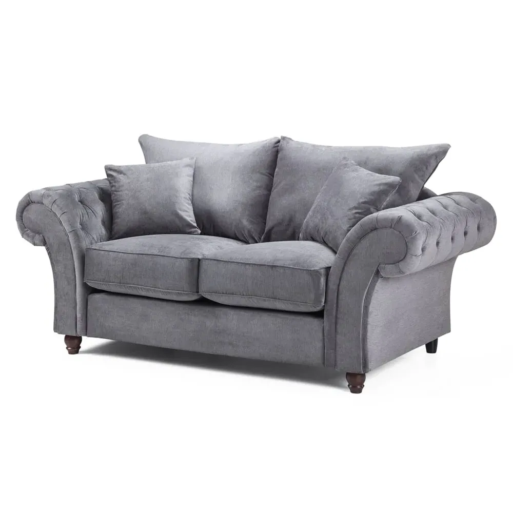 Winnsboro 2-Seater Sofa - Grey, Fabric