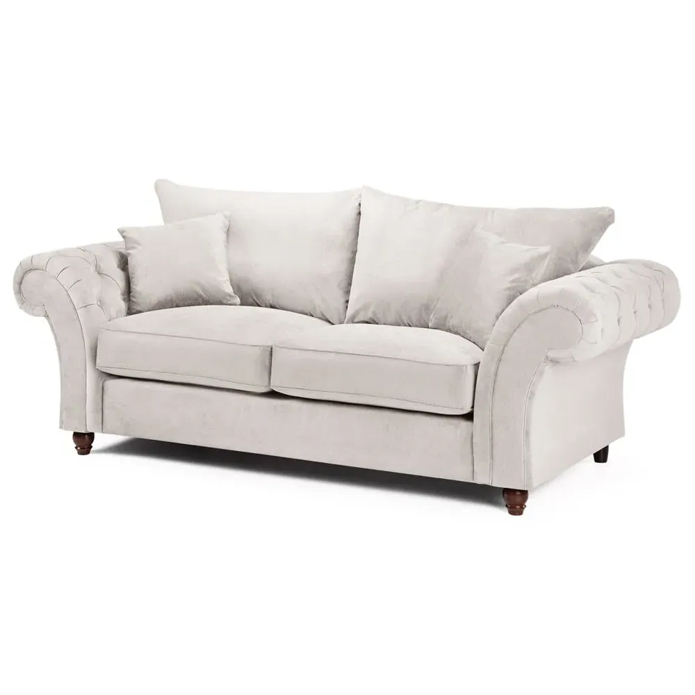 Winnsboro 3-Seater Sofa - Stone, Fabric