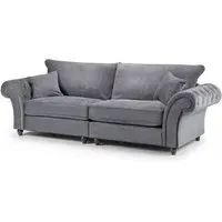 Winnsboro 4-Seater Sofa - Grey, Fabric