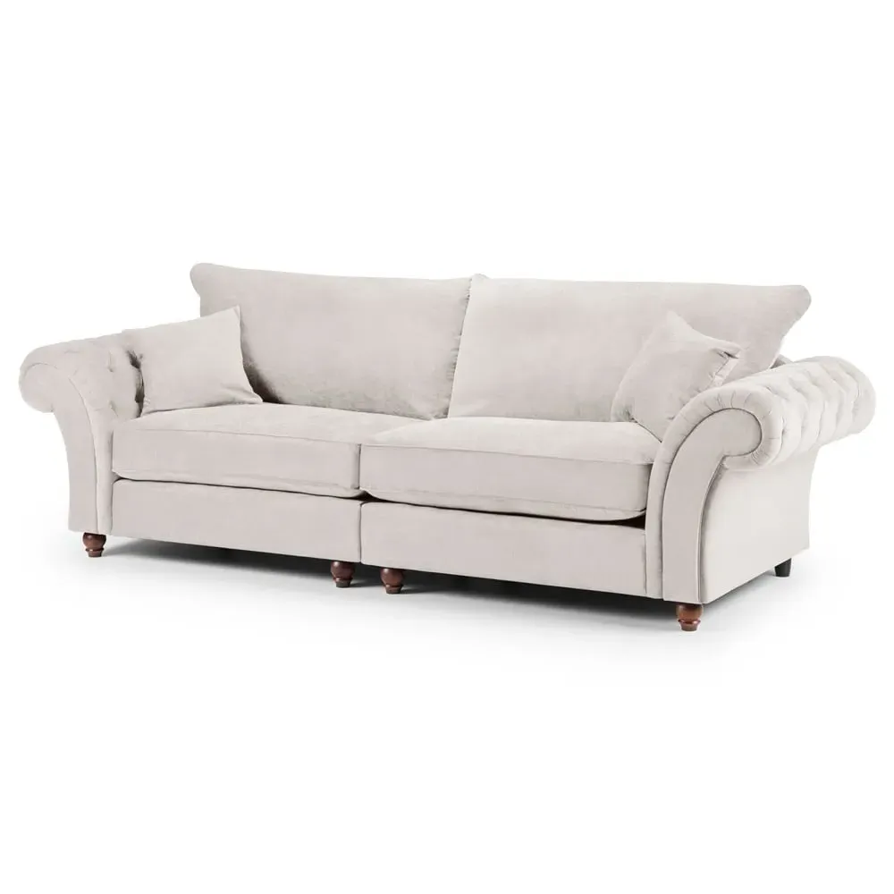 Winnsboro 4-Seater Sofa - Stone, Fabric