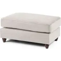 Winnsboro Fabric Footstool - Stone