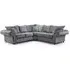 Winnsboro L-Shaped Corner Sofa - Grey, Fabric