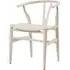 Winona Solid Beech Wood Armchair - Whitewash