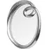 Witoka Oval Swirl Wall Mirror - Silver