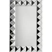 Witoka Rectangular Wall Mirror with 3D Bevelled Effect
