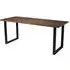 Worley 180cm Dining Table - Smoked, Black