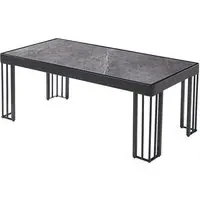 Worley Coffee Table - Grey Marble Effect, MDF