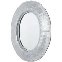 Wrens Oval Wall Mirror - Silver