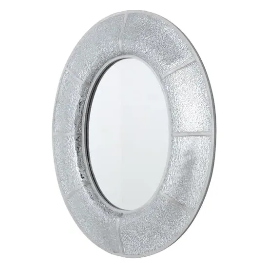 Wrens Oval Wall Mirror - Silver image