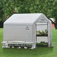 Wyck 6x6 Garden Greenhouse - White, Ripstop Steel alternate view