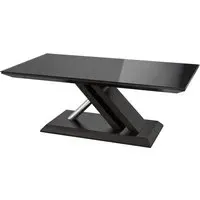 Xenia Coffee Table - Black, Grey Walnut