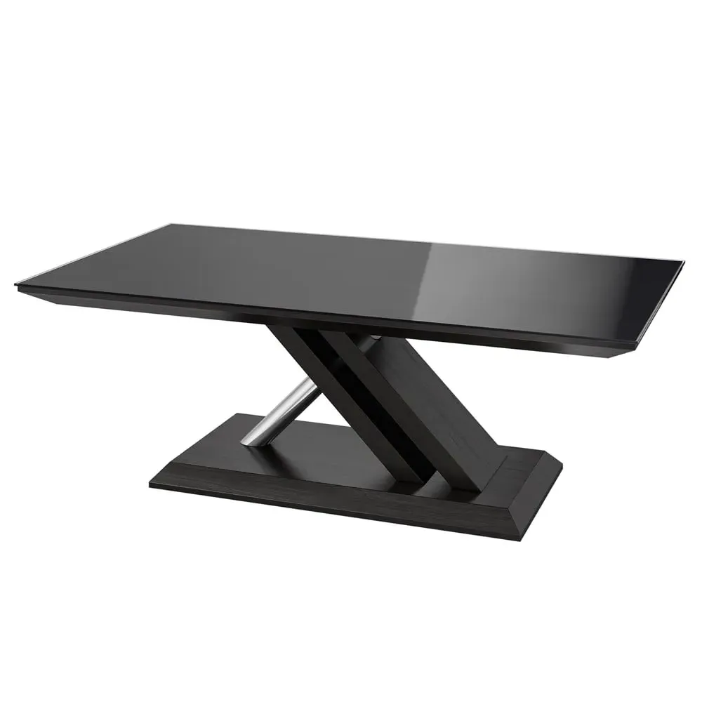 Xenia Coffee Table - Black, Grey Walnut