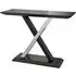 Xenia Console Table - Black, Grey Walnut