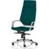 Xenia High Back Office Chair with Arms - Maringa Teal, Fabric