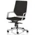 Xenia Office Chair with Arms - Black, Fabric