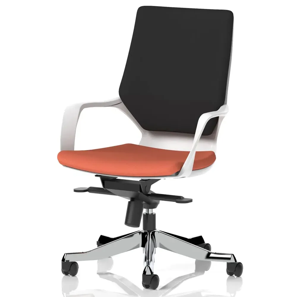 Xenia Office Chair with Arms - Quest Crab, Fabric