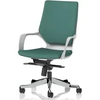 Xenia Office Chair with Arms - Quest Kelp, Fabric