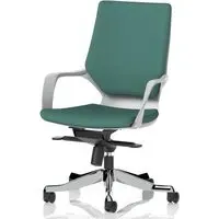 Xenia Office Chair with Arms - Quest Limpet, Fabric