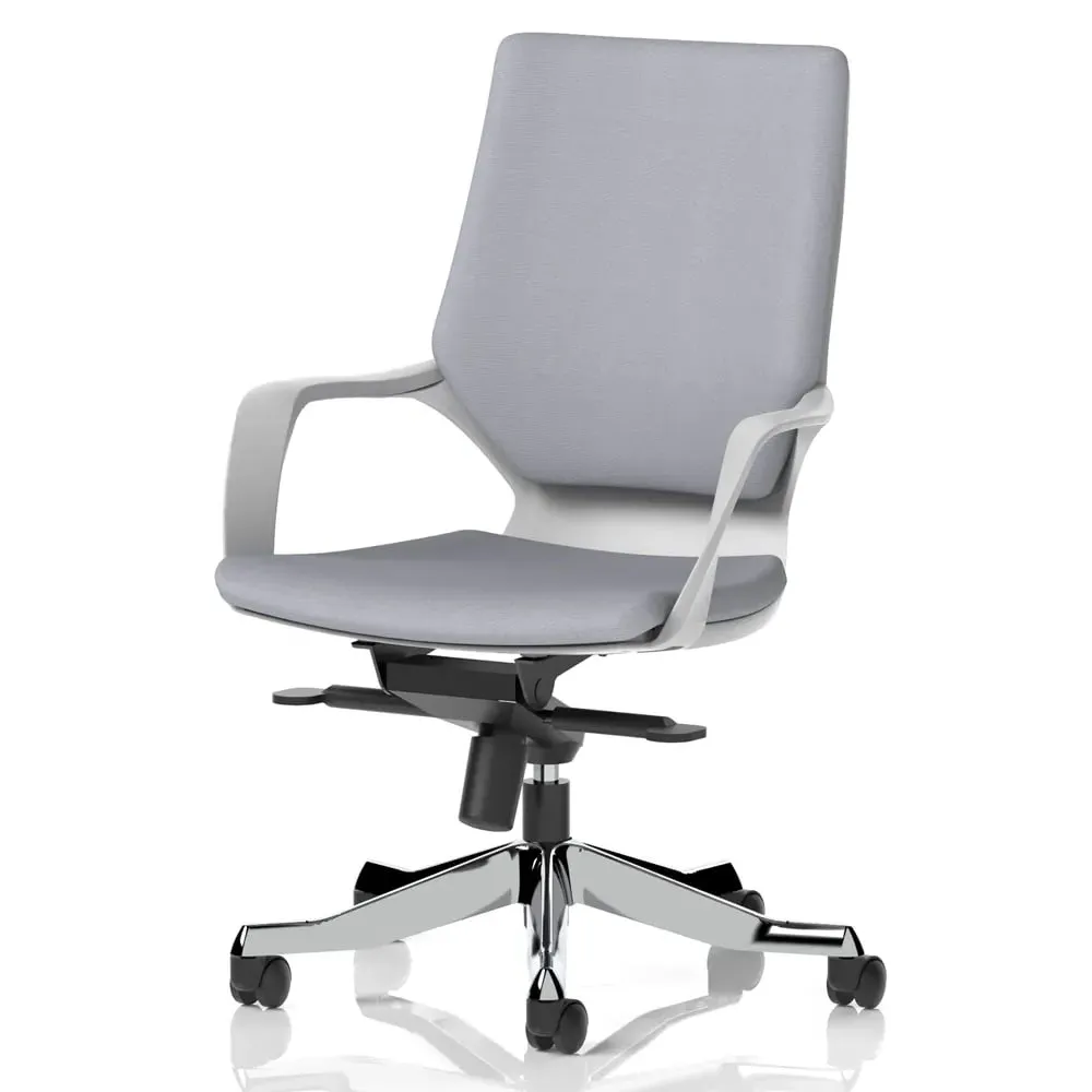 Xenia Office Chair with Arms - Quest Shell, Fabric