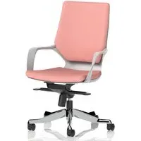 Xenia Office Chair with Arms - Quest Shrimp, Fabric