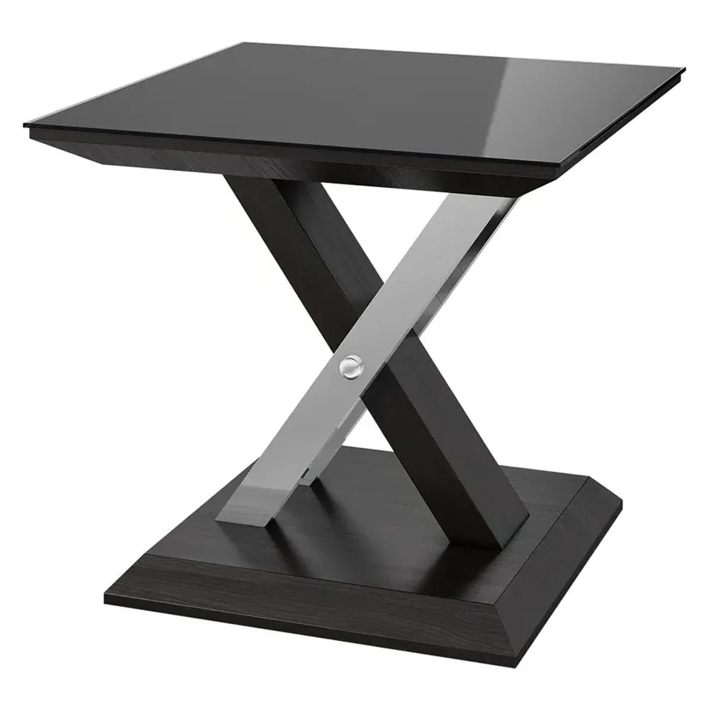 Xenia Side Table - Black, Grey Walnut image