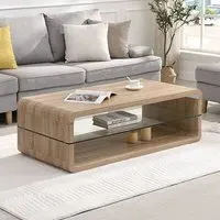 Xono Coffee Table with Shelf - Sanremo Oak