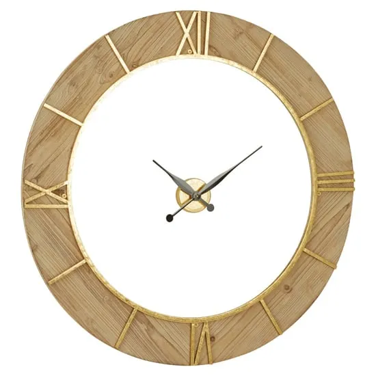 Xuange Round Wall Clock - White, MDF image