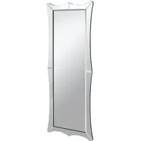 Yaiza Rectangular Wall Mirror with Mirrored Frame