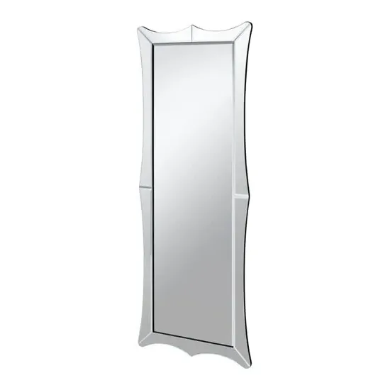 Yaiza Rectangular Wall Mirror with Mirrored Frame image