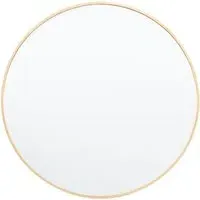 Yareli Round Wall Mirror - Gold