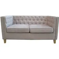 Yoking 2-Seater Sofa - Mink, Chenille Fabric alternate view