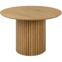 York Round Dining Table - Oak