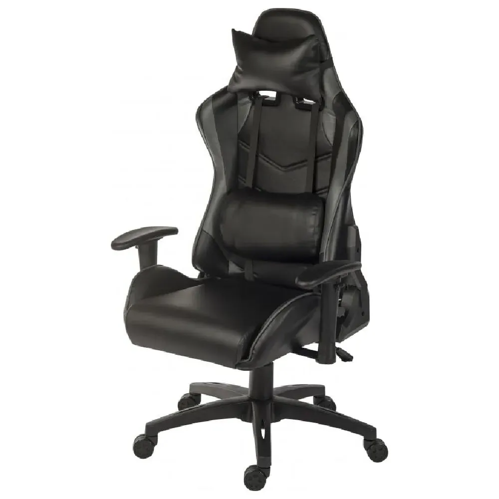 Yucaipa Gaming Chair Reclining - Black, PU Leather product