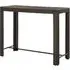 Yuna Garden Bar Table - Brown, Poly Rattan
