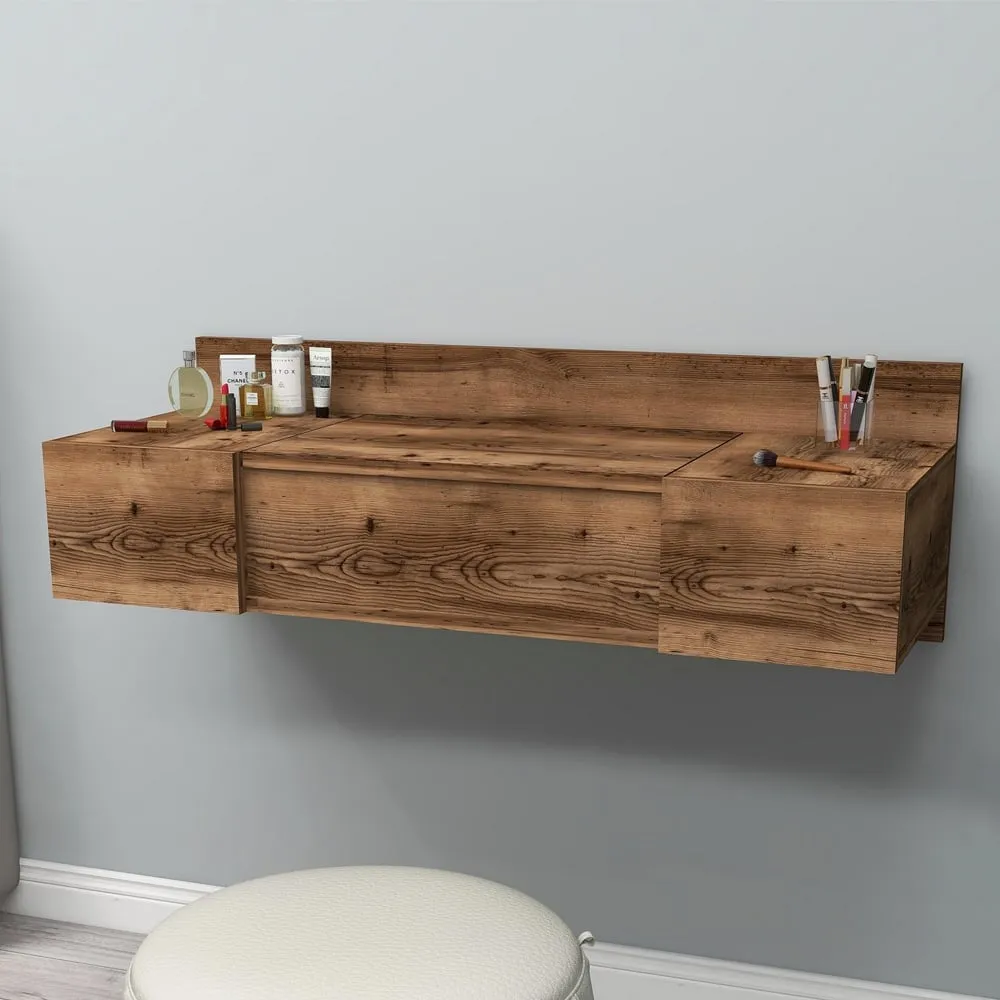 Zakkum Wall Mounted Dressing Table with Mirror - Lydia product