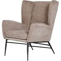 Zanesville Accent Chair with Black Legs - Mink, Fabric